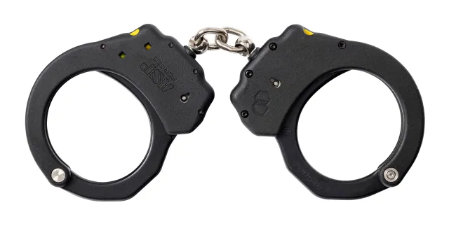 ASP Chain Ultra Plus Cuffs Double-Lock Nickel-Plated Handcuffs