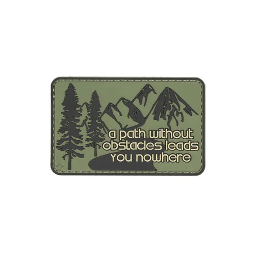 TRU-SPEC Without Obstacles Morale Patch 6-Pack Hook Back