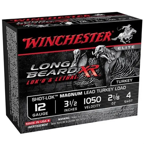 Winchester STLB12LM4 Long Beard XR 12 Gauge 3.50" 2 1/8 oz 1050 fps 4 Shot