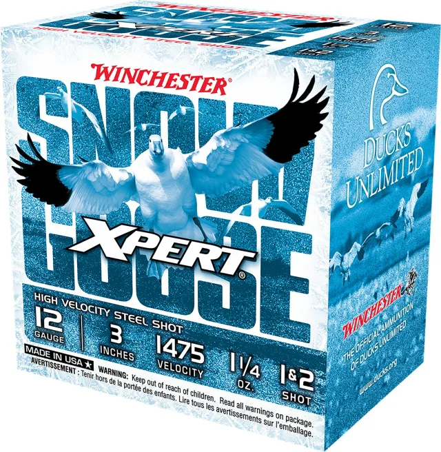 Winchester Ammo WXS12312 Xpert Snow Goose 12 Gauge 3" 1 1/4 oz 1, 2 Shot 25 Per Box/10 Cs