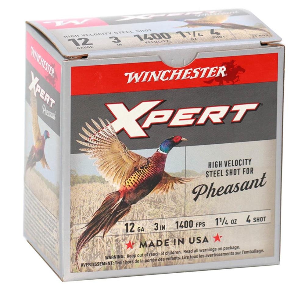 Winchester WEXP123H4 12 Gauge 3 in 1 1/4 oz 4 Shot 1400 fps 25 Rounds - Winchester - 12 Gauge