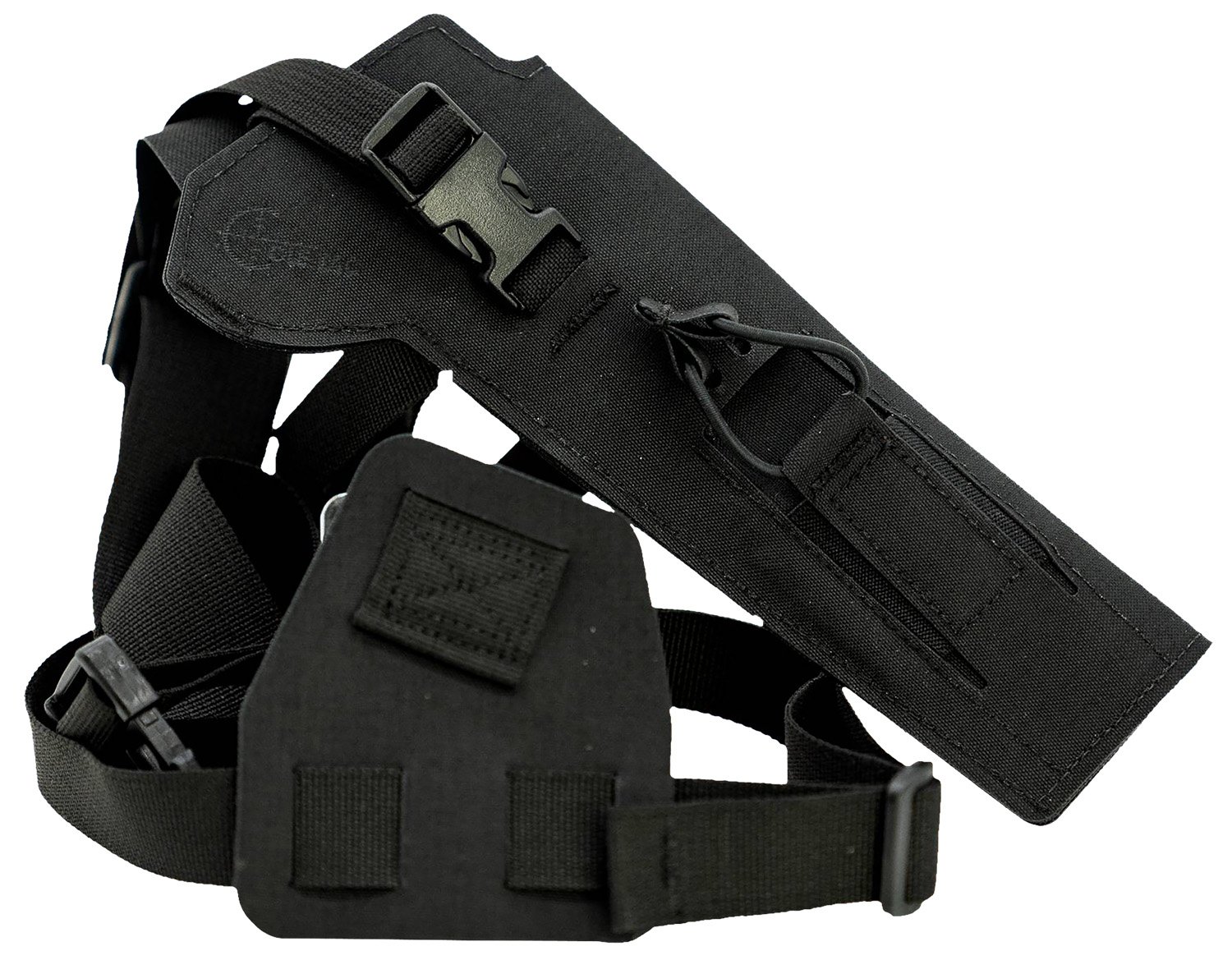 Cole-Tac VW201 Varmint Wrangler Chest Pistol Holder Black Left Hand - Cole-Tac