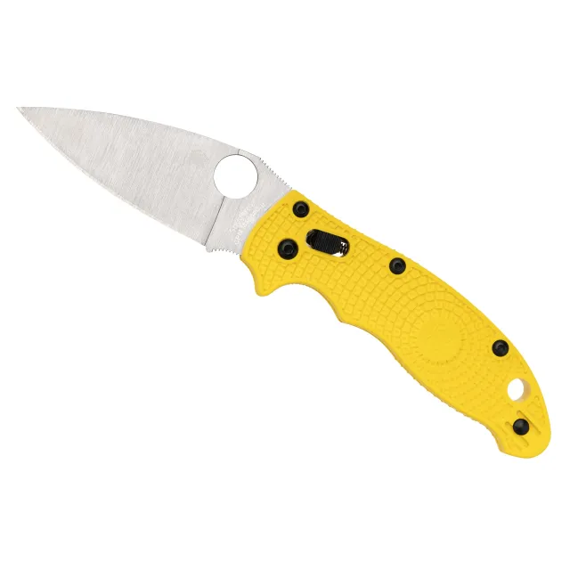 Spyderco C101PYL2 Manix 2 Salt Yellow Lightweight CPM MagnaCut Knife - Spyderco
