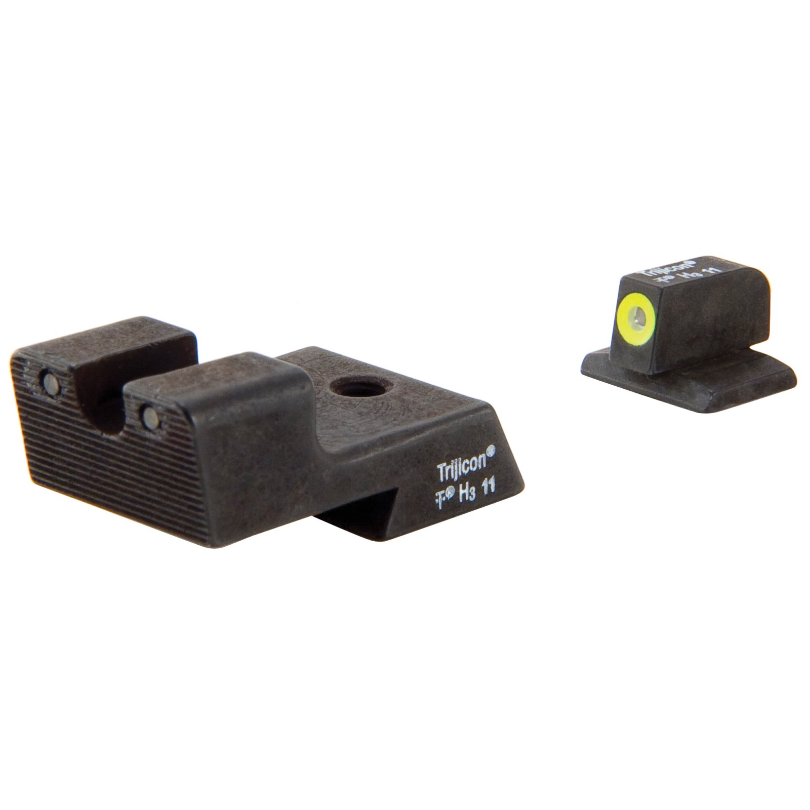 Trijicon CA128Y HD Night Sight Set 1911 Novak Cut Green/Yellow Tritium - Trijicon