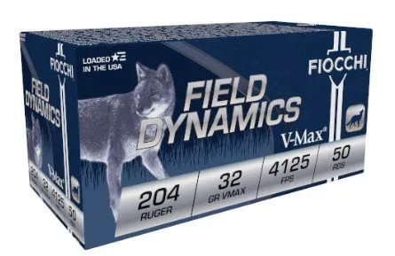 Fiocchi 204HVA FieldDynamics V-Max 32Gr 204 Ruger 24In 1209Rd - Fiocchi - 204 Ruger