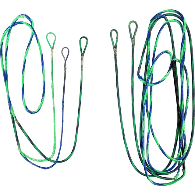 First String Genesis String & Cable Set Flo Green/Blue Neon - First String