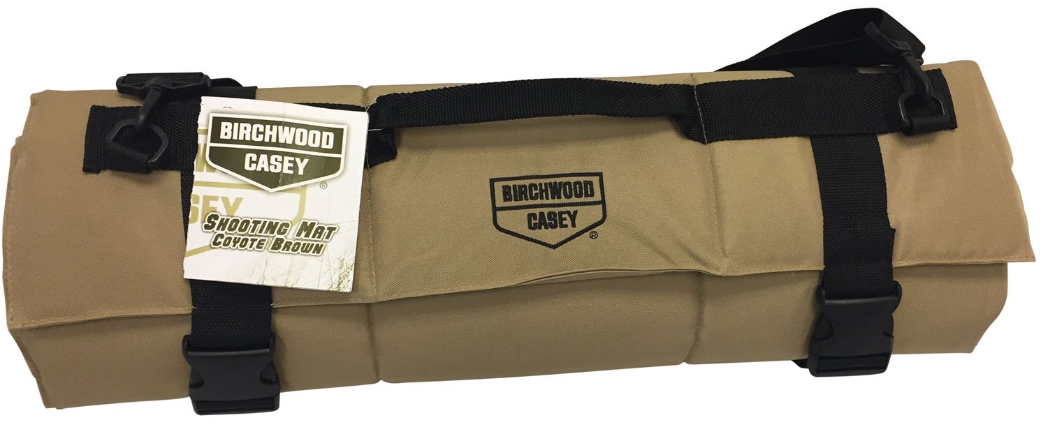 Birchwood Casey Shooting Mat 84"x27"x1/2" Coyote Brown 48301 - Birchwood Casey