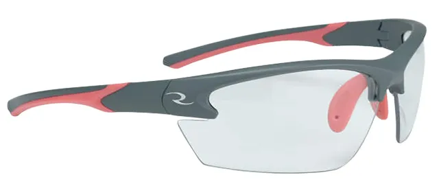 Radians WS6810CS Ladies Range Eyewear Women Clear Lens Gray with Coral Accents Frame - RAD