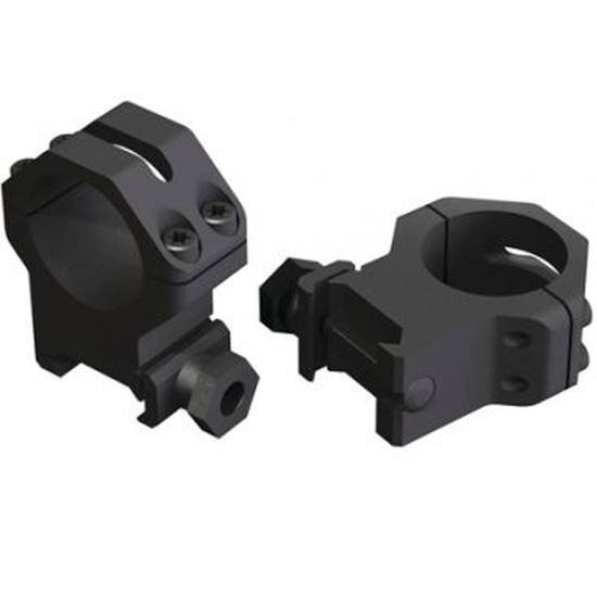 Weaver 99516 Tactical 4-Hole Picatinny Ring Matte Black 30mm Medium - Weaver
