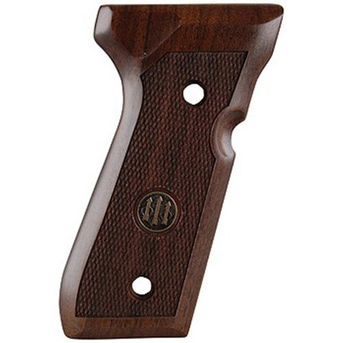 Beretta JG92FSW 92/M9 Series Checkered Walnut Grips with Medallion - Beretta
