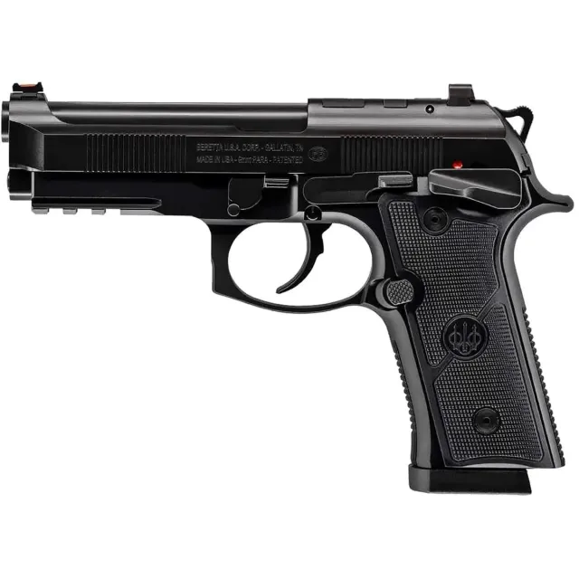 Beretta 92GTS CEN 9mm DA 18 Black Optics Ready Semi-Auto Pistol
