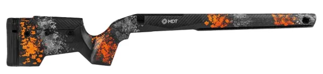 Mdt Sporting Goods Inc 114481HOG Orange/Gray Foam Filled Carbon Fiber Fits Remington 700 - MDT
