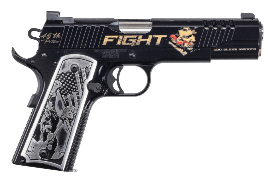 Auto-Ordnance 1911 TRUMP 45ACP 1911TCAC18 - Auto-Ordnance - 45ACP