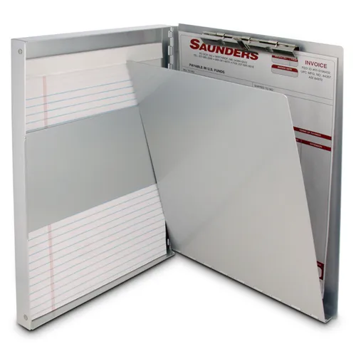 Saunders Snapak Form Holder Snap-Closure Clipboard with Pocket - Saunders