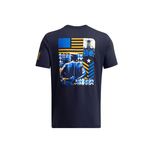 Under Armour Freedom By Sea Men's Graphic Crewneck Short Sleeve Tee