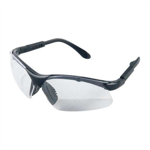 Buy Radians Revelation Sporting Goods Shooting Glasses Black with Clear Lens online