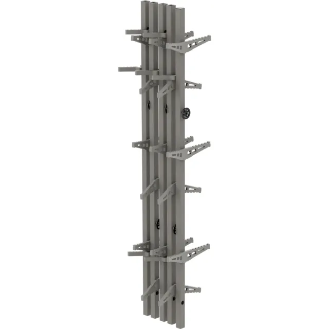 Novix NX-RCS20 Raider Climbing Stick 20ft Classic Gray, VersaLocks, USA Made