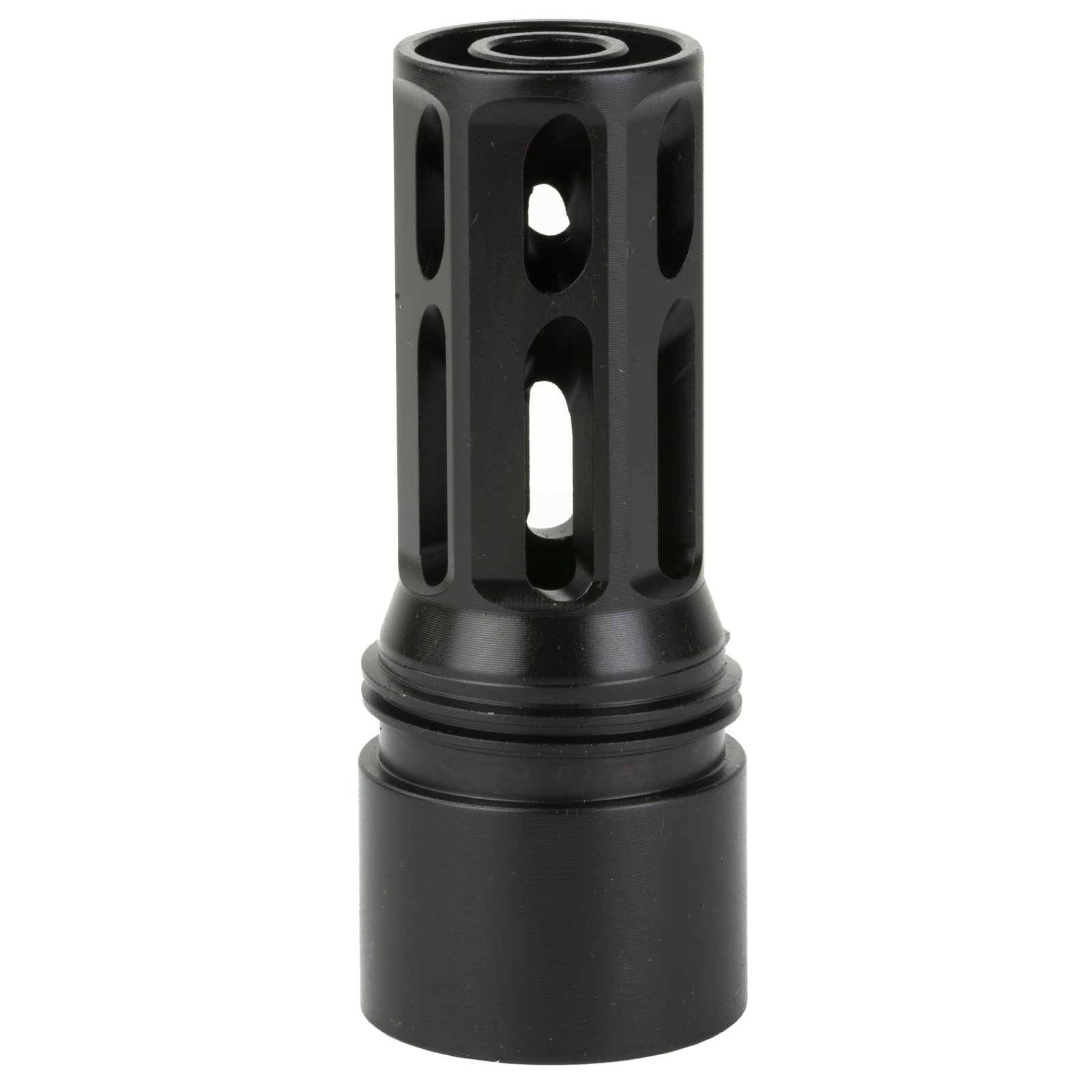 Huxwrx 1858 Flash Hider-QD 7.62mm M26x1.5 LH Black Steel 2.3" - HUXWRX - 7.62MM
