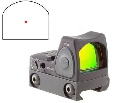 Trijicon RMR Type 2 RM06 Adjustable LED Reflex Sight 3.25 MOA Black - Trijicon