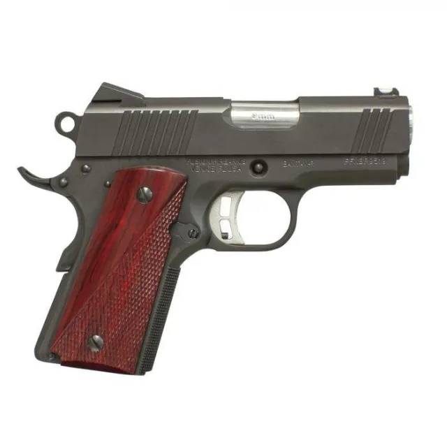 Fusion 1911BANTAMR9 9mm Pistol, 3" Barrel, Red Cocobolo Grips, Black Finish - Fusion Firearms - 9MM for sale at Dahlonega Armory