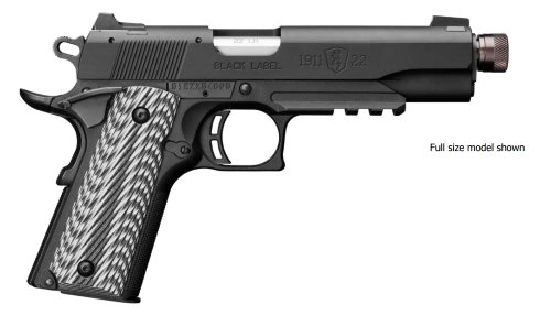 Browning 1911-22 Black Label SR 22 LR 051820490 - Browning - 22 LR