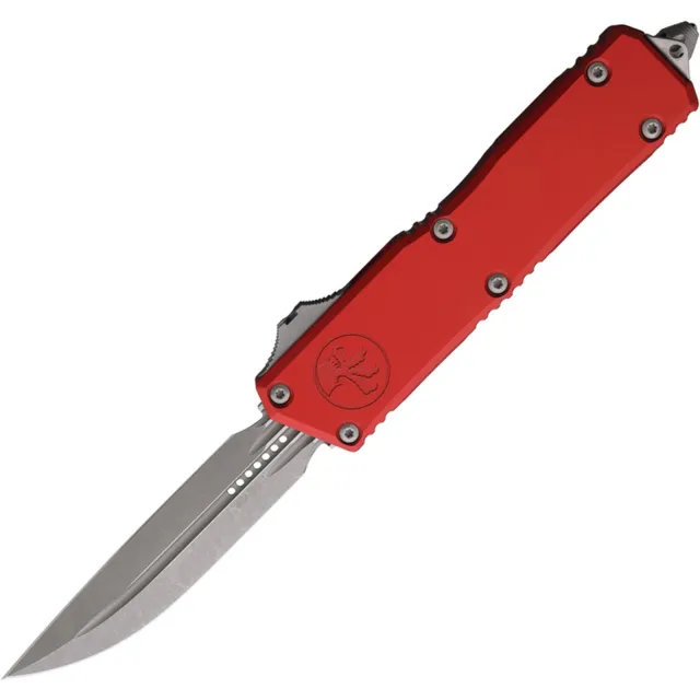 Microtech Scarab II G3 3.97 In D/E-S Apocalyptic Red ALU Handle