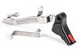 ZEV Technologies Flat Face Trigger Kit for Glock Gen5 Black/Red - ZEV Technologies