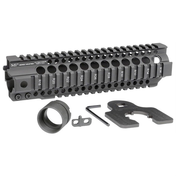Midwest Industries MI-CRT9.25 AR-15 Combat Rail 9.25" Free Float Handguard - Midwest Industries