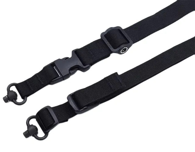 Tac Shield T6031BK 2N1 Warrior Sling QD Push Button Padded Black - Military Armament Corporation