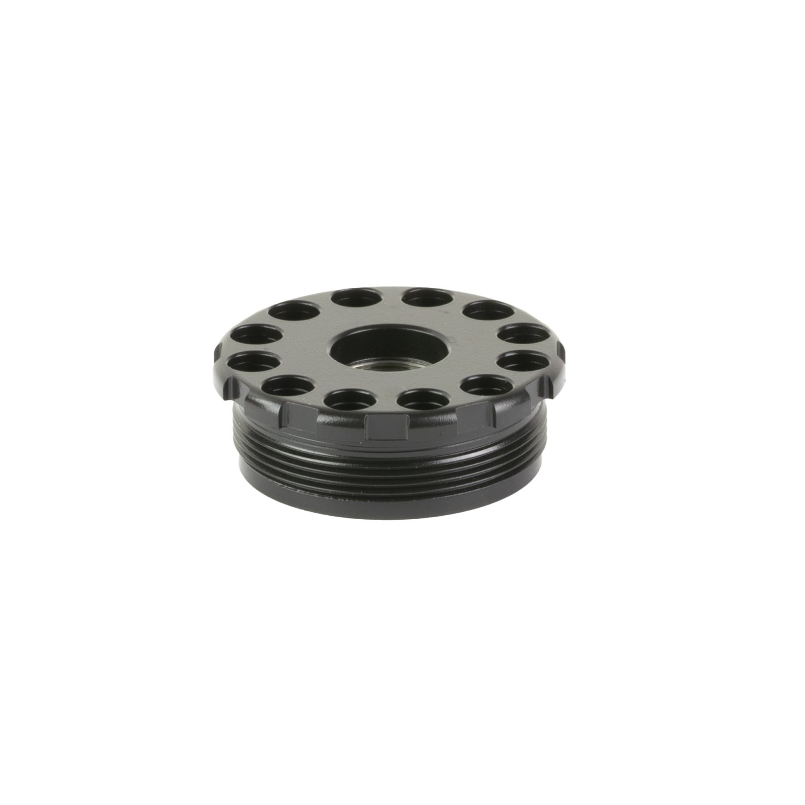 ANECHOIC DTA1228 Titanium Direct Thread Adapter 1/2"x28 0.8oz Matte Black - ANECHOIC