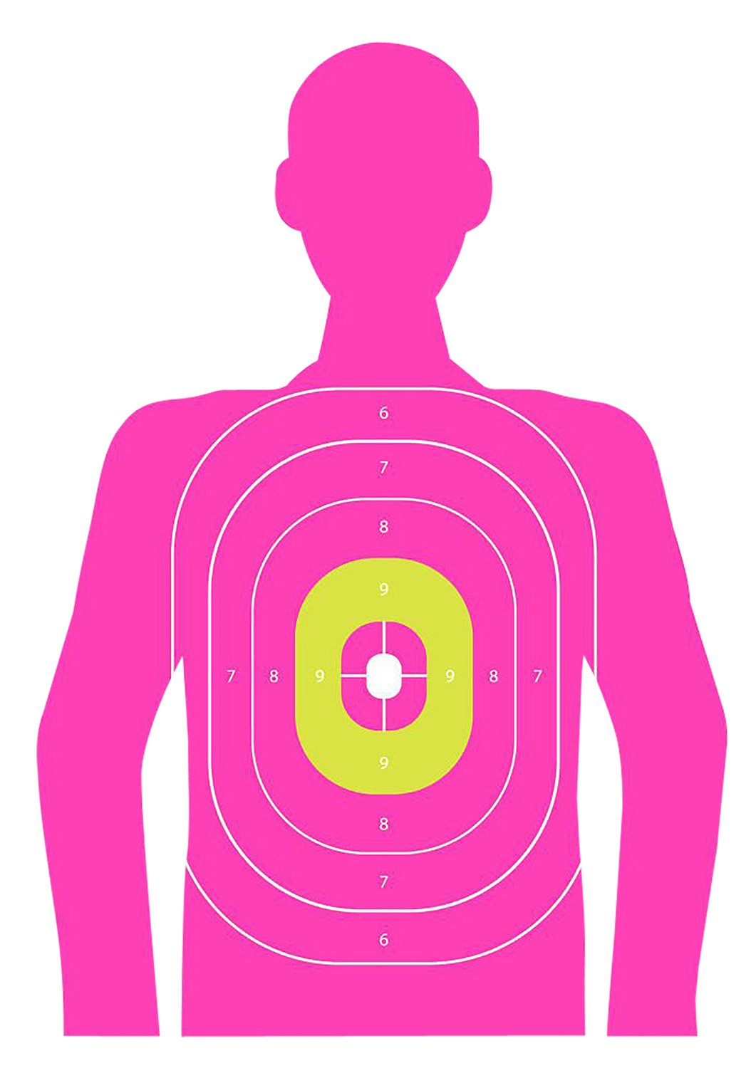 Allen EZ-Aim Fun In The Pink Silhouette Target 23x35 inch 3 Pack - Allen Company
