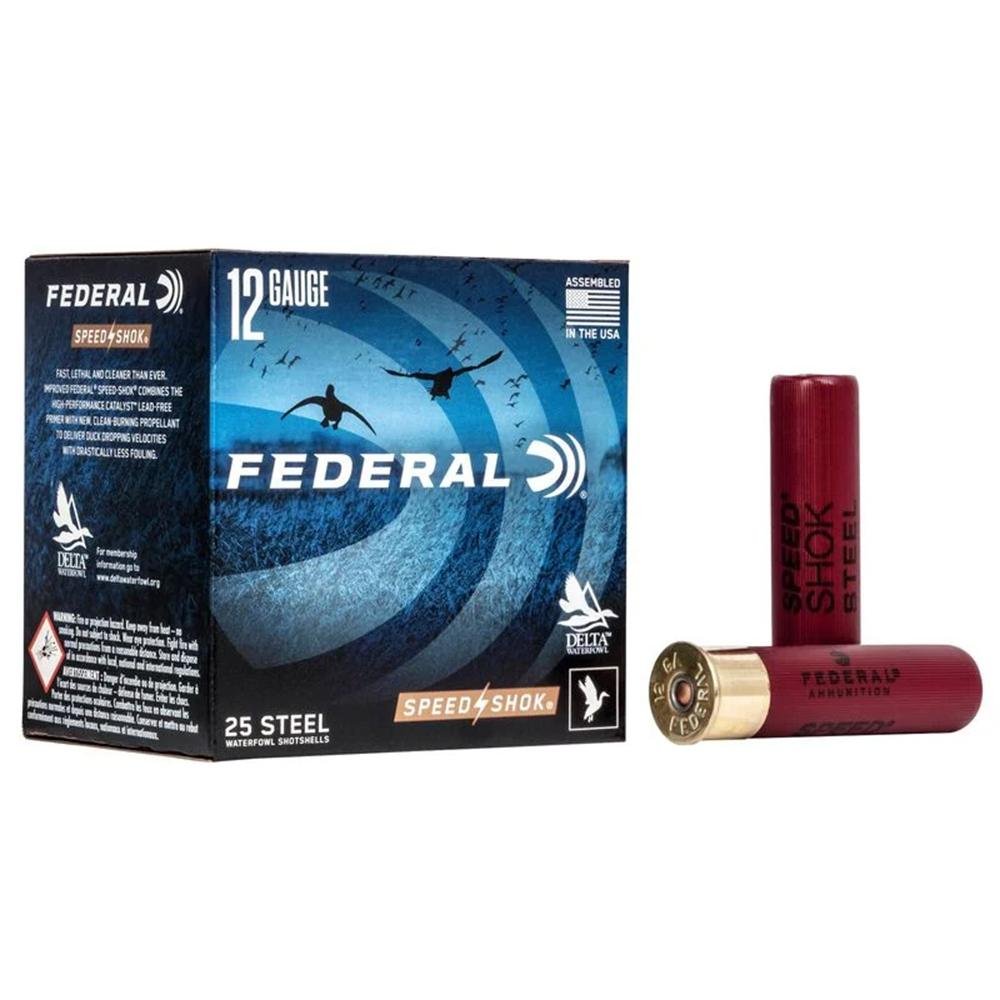 Federal WF1333 Speed-Shok 12 Gauge 3.5 in 1 3/8 oz #3 Shot 25 Rounds - Federal Premium Ammunition - 12 Gauge