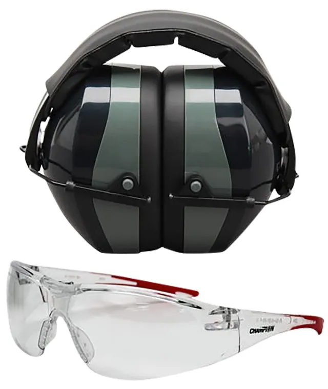 Buy Champion Targets 40622 Eyes & Ears Combo 26 dB Over the Head Black/Gray Adult online