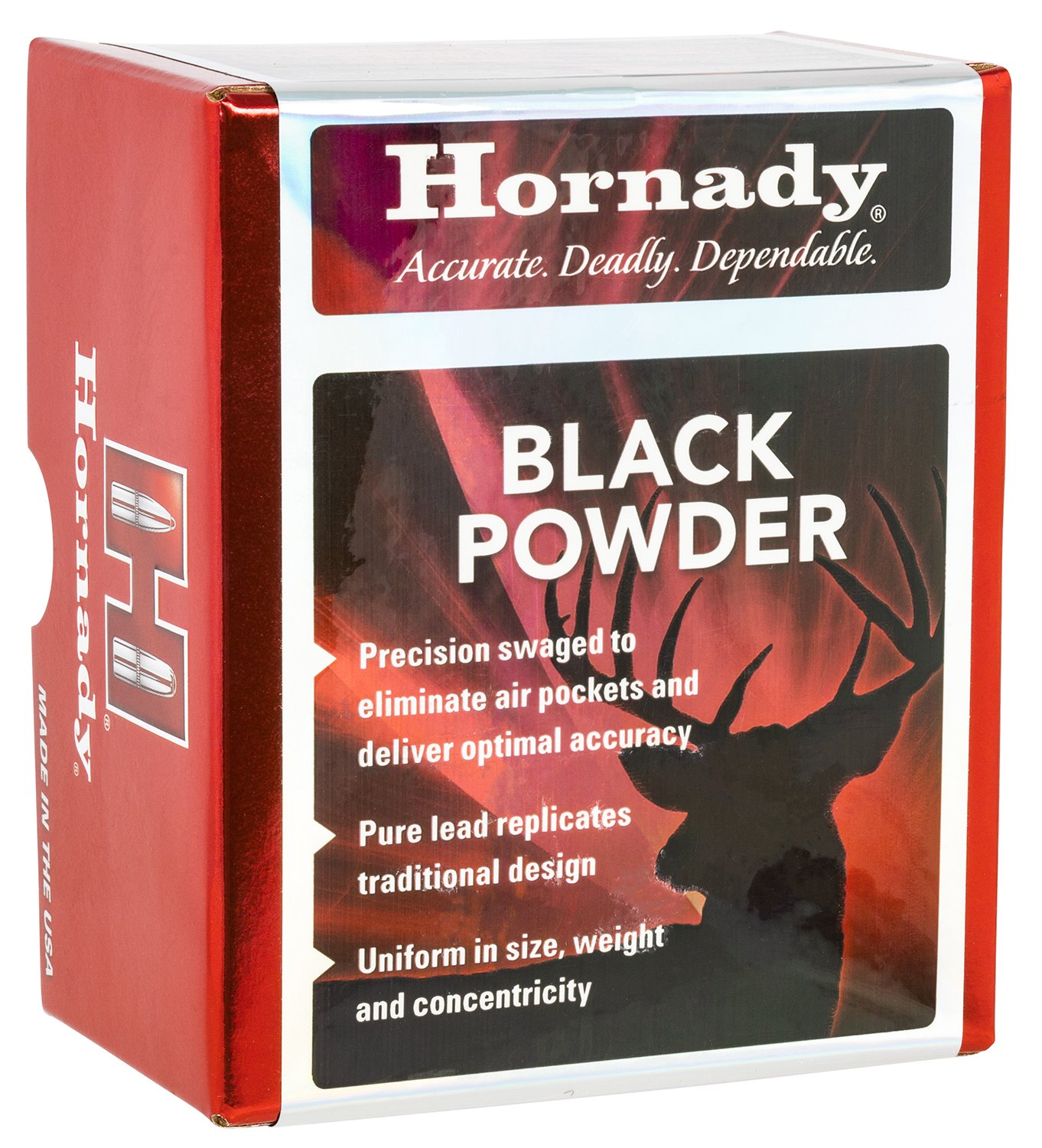 Hornady 6100 Lead Balls Black Powder 54 Cal Round Balls 100 - Hornady - 54