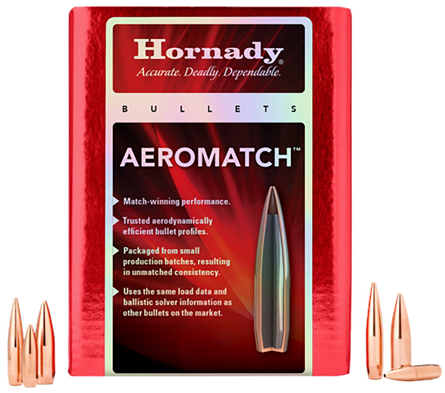 Hornady 227711 22Cal .224 69gr HPBT Bullets 500/Box - Hornady - .224