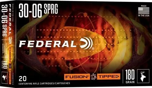 Buy Federal Premium Fusion 30-06 Springfield 180gr Bonded Soft Point 20rd Box online
