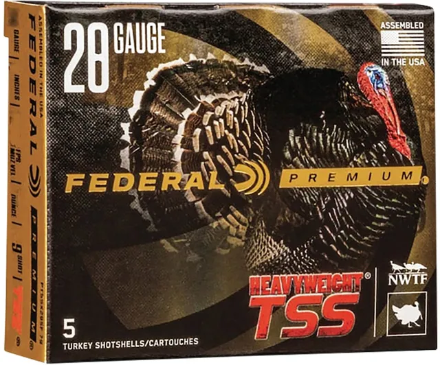 Federal PTSSX289F9 Premium TSS 28Ga 2" 1.25oz 9 Shot 5/Box