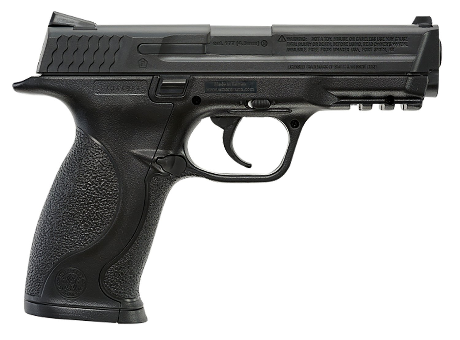 Umarex 2255050 Air Gun Smith & Wesson M&P 40 .177 CO2 Black 4.25" - Umarex Usa - 177