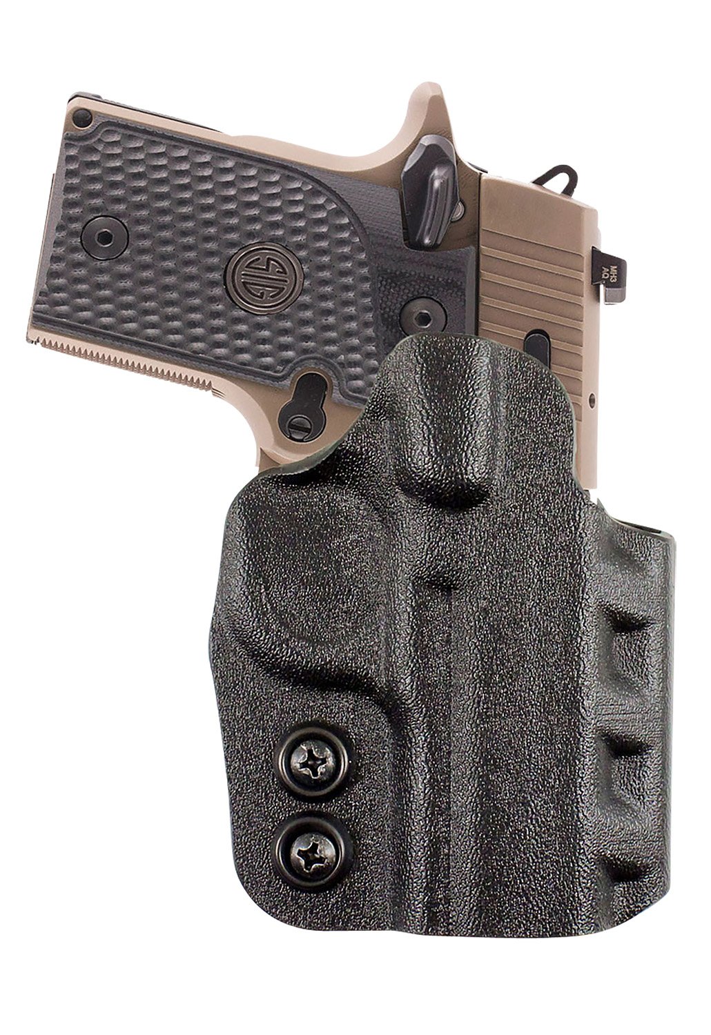 DeSantis D94KA7QZ0 Cazzuto OWB Black Kydex Paddle Holster Ruger 57 RH - DeSantis