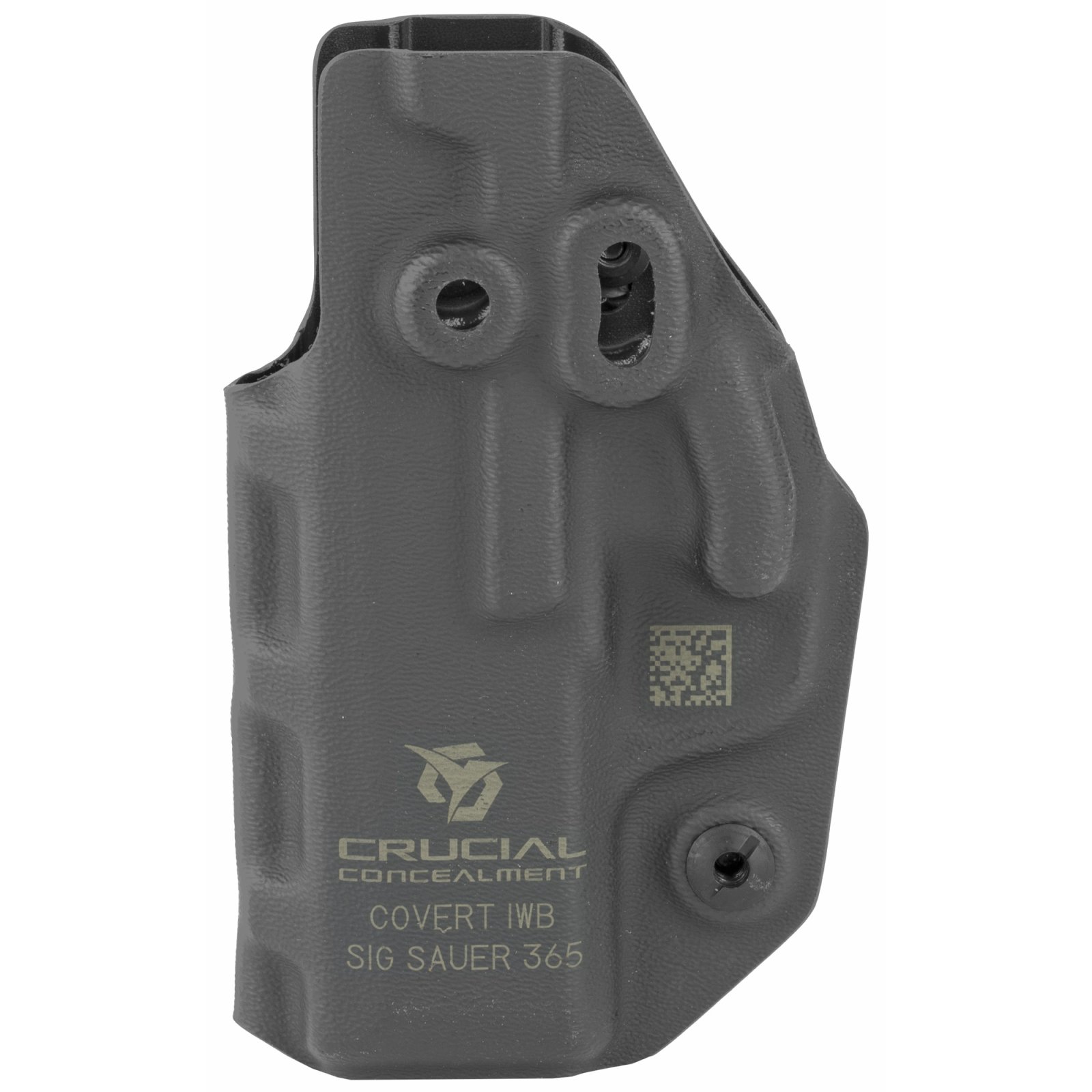 Buy Crucial Concealment 1021 Covert IWB Holster, Ambidextrous, Kydex, Black online