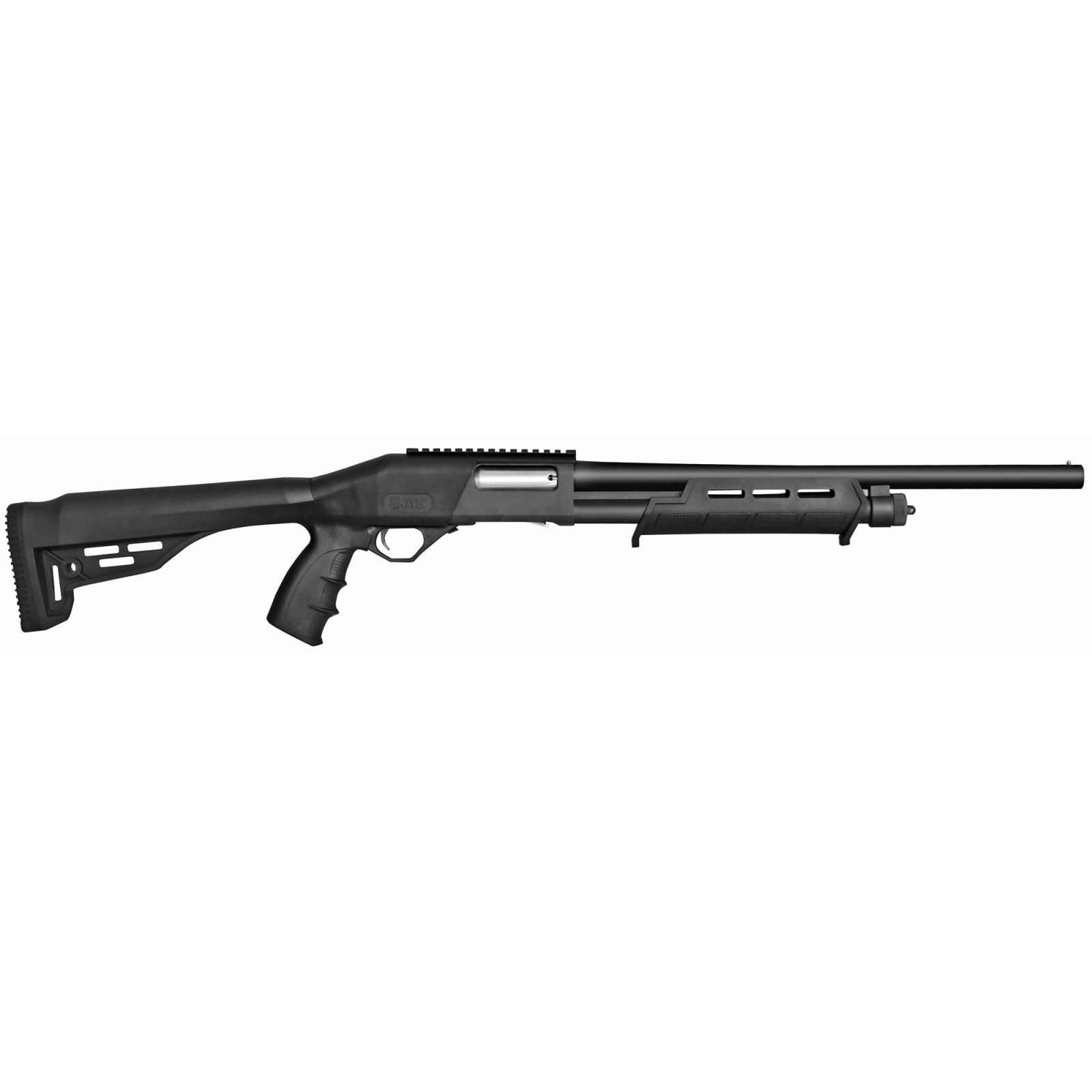 JTS X12PT 12 Gauge Pump Action Shotgun 18.56 in Barrel Black Finish