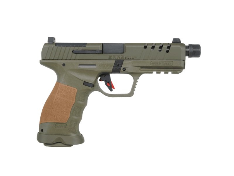 SAR USA SAR9SOCOMOD10 9mm 9x19 5.20InBarrel 10+1 OD Green - SAR USA - 9mm