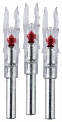 Nockturnal Lighted Nock Gt-Series RED 3/Pack NT-102 - Nockturnal