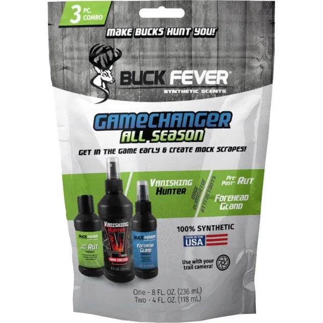 Buck Fever BF-GCAS All Season Game Changer Pack Synthetic Scent Kit - Buck Fever