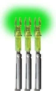 Lumenok X3G Lighted Nocks Green X-Series 3-Pack - Lumenok