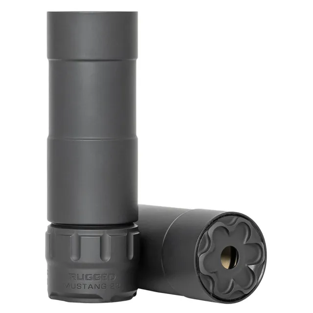 Rugged P5122 Mustang ADAPT 22 LR 3.4-5.3 In 1/2-28 Black Cerakote