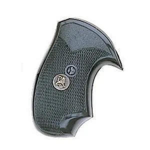 Pachmayr Compac Grips Colt D-Frame Short Square Butt Black Rubber Non-Slip - Pachmayr