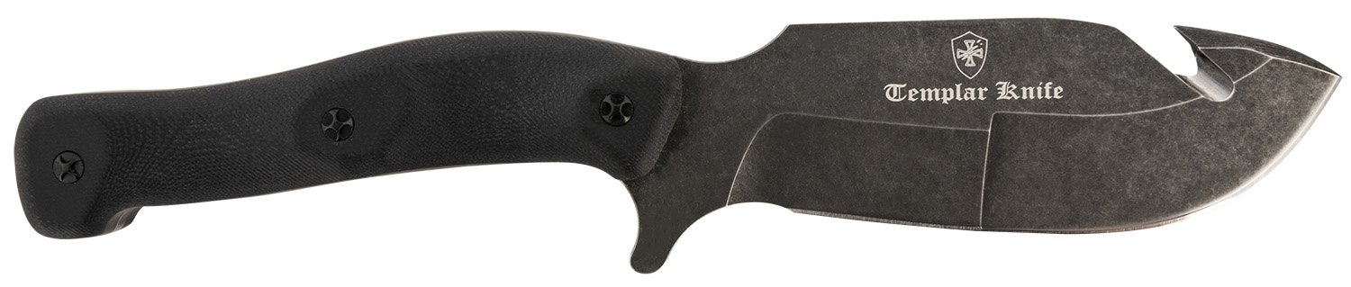 Buy Templar Regan Field Dressing Knife 4.6 In Drop Point Black Stonewash online