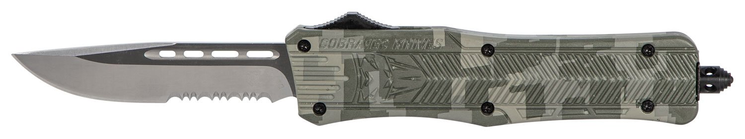 CobraTec MADCCTK1MDS CTK-1 Medium 3" OTF D2 Steel Army DigiCamo Knife - CobraTec Knives