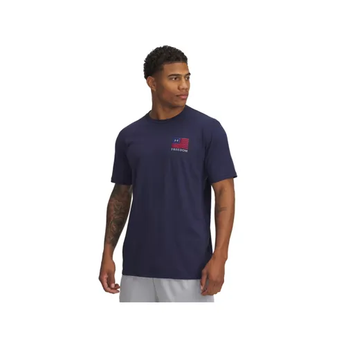 Under Armour Freedom Left Chest Short Sleeve 6001862-410-MD